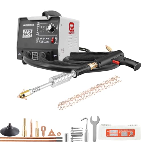GRAUTOSPOT PRO 220V Spot Welding Machine 3KW 3500A Dent Spotter Bolt Welding Machine Dent 5 in 1 Welding Machine With Overheating Protection System Body Spotter 1.2mm Welding Thickness for Steel Iron GRAUTOSPOT PRO 220V Spot Welding Machine 3KW 3500A Dent Spotter Bolt Welding Machine Dent 5 in 1 Welding Machine With Overheating Protection System Body Spotter 1.2mm Welding Thickness for Steel Iron von GRAUTOSPOT