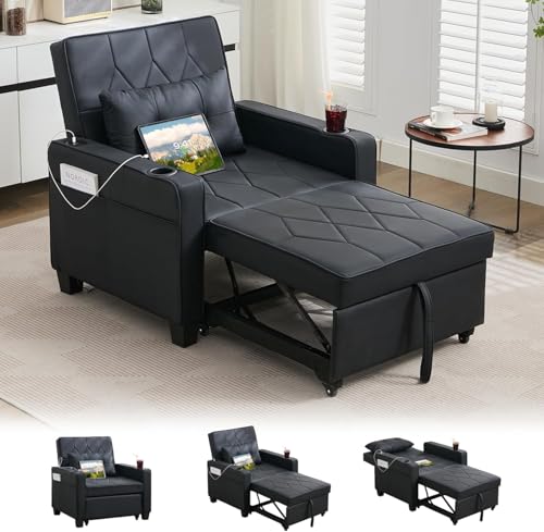 GRAVFORCE Sofa, Schlafsessel (Schwarz) von GRAVFORCE