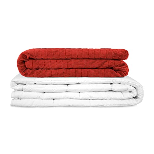 Gravity TherapieDecke 4 Jahreszeiten Bettdecken Kühlende Schwere Decke für Erwachsene/Jugendliche Für besseren Schlaf, Größe: 150x220 cm, 8 kg von Gravity