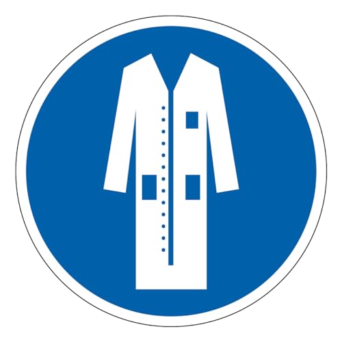 M162 Kittel Baumwolle Pflicht Schild und Hinweisschild Größe wählbar von GRAVURE CONCEPT