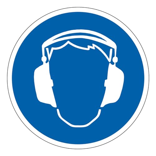 M186 - Gehörschutz Pflicht - Pflichtsignal - Maße nach Wahl - Norm ISO 7010 M186 - Gehörschutz Pflicht - Pflichtsignal - Maße nach Wahl - Norm ISO 7010 von GRAVURE CONCEPT