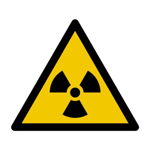 W003 - Gefahr radioaktive Materialien oder ionisierende Strahlung - Warnschild - Maße wählbar - Norm ISO 7010 von GRAVURE CONCEPT