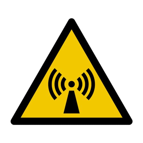 W005 - Gefahr nicht-ionisierende Strahlung - Warnschild - Maße wählbar - Norm ISO 7010 von GRAVURE CONCEPT