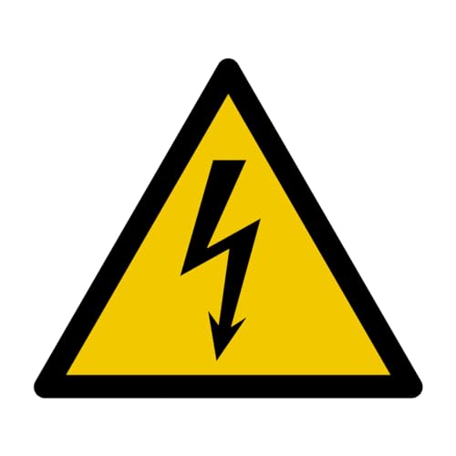 W012 - Gefahr Elektrizität - Warnschild - Maße wählbar - Norm ISO 7010 W012 - Gefahr Elektrizität - Warnschild - Maße wählbar - Norm ISO 7010 von GRAVURE CONCEPT