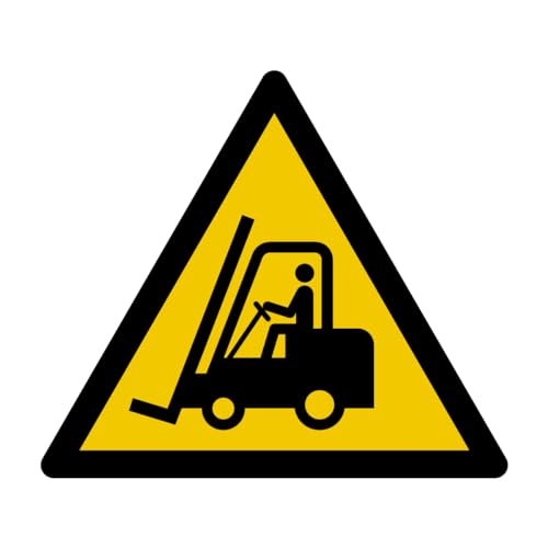 GRAVURE CONCEPT W014 - Danger Gabelstapler und andere Industriefahrzeuge - Schild und Warnschild - Größe wählbar von GRAVURE CONCEPT