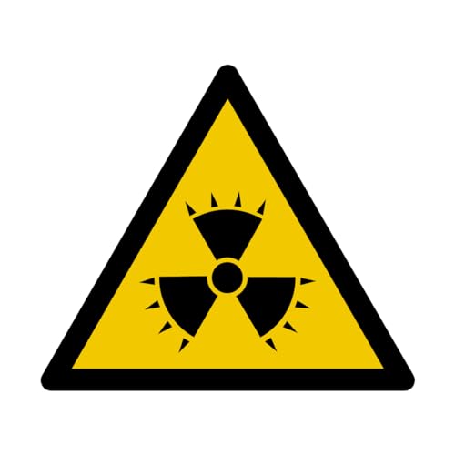 W171 - Gefahr Röntgenstrahlen, Batterie in Betrieb - Warnschild - Maße wählbar - Norm ISO 7010 von GRAVURE CONCEPT