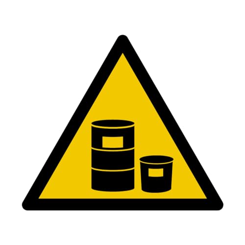W181 - Gefahr Fässer - Warnschild - Maße wählbar - Norm ISO 7010 von GRAVURE CONCEPT