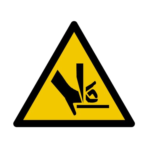 W216 - Achtung Hände Schnittgefahr - Warnschild - Maße wählbar - Norm ISO 7010 von GRAVURE CONCEPT