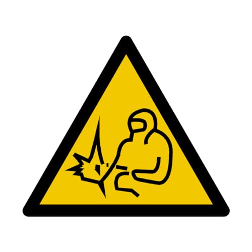 W228 - Schweißen - Warnschild - Maße wählbar - Norm ISO 7010 von GRAVURE CONCEPT