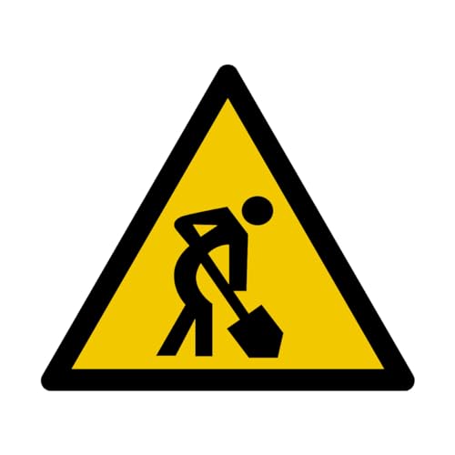 W229 - Laufende Arbeiten - Schild und Warnschild - Größe wählbar von GRAVURE CONCEPT