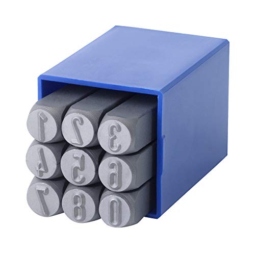 GRAVUREM-SR Standard-rund Schlagzahlen, Schlagstempel, Prägestempel, Einschlagzahlen - Zahlen 0-9 / 10mm GRAVUREM-SR Standard-rund Schlagzahlen, Schlagstempel, Prägestempel, Einschlagzahlen - Zahlen 0-9 / 10mm von GRAVUREM