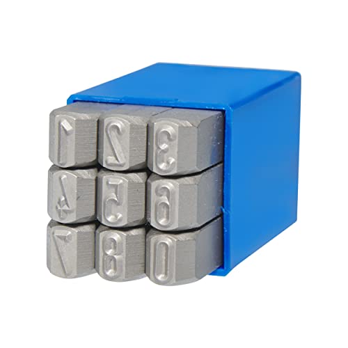 GRAVUREM-S Standard Schlagzahlen, Schlagstempel, Prägestempel, Einschlagzahlen - Zahlen 0-9 / 12mm GRAVUREM-S Standard Schlagzahlen, Schlagstempel, Prägestempel, Einschlagzahlen - Zahlen 0-9 / 12mm von GRAVUREM