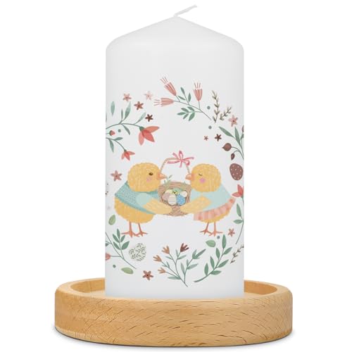 GRAVURZEILE Bedruckte kleine Kerze - Osterküken - Bunte Kerze als Dekoration zu Ostern - Oster Deko Geschenk zur Osterfeier - Geschenke für Sie & Ihn zum Osterfest - Stumpenkerze 120/58 GRAVURZEILE Bedruckte kleine Kerze - Osterküken - Bunte Kerze als Dekoration zu Ostern - Oster Deko Geschenk zur Osterfeier - Geschenke für Sie & Ihn zum Osterfest - Stumpenkerze 120/58 von GRAVURZEILE