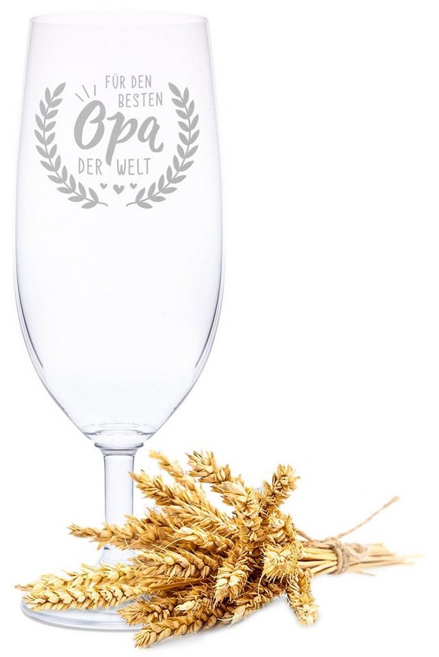 GRAVURZEILE Bierglas Leonardo Bierglas mit Gravur - Für den besten Opa der Welt, Glas, Geschenk für Großvater zum Geburtstag GRAVURZEILE Bierglas Leonardo Bierglas mit Gravur - Für den besten Opa der Welt, Glas, Geschenk für Großvater zum Geburtstag von GRAVURZEILE