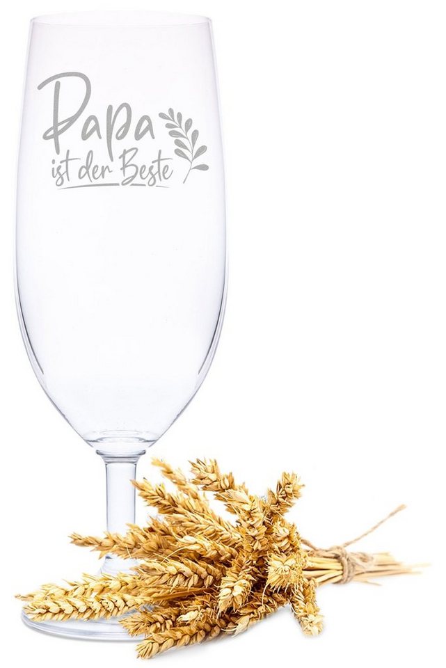 GRAVURZEILE Bierglas Leonardo Bierglas mit Gravur - Papa ist der Beste, Glas, Biertulpe als Geschenk für Papa zum Vatertag - 360 ml GRAVURZEILE Bierglas Leonardo Bierglas mit Gravur - Papa ist der Beste, Glas, Biertulpe als Geschenk für Papa zum Vatertag - 360 ml von GRAVURZEILE
