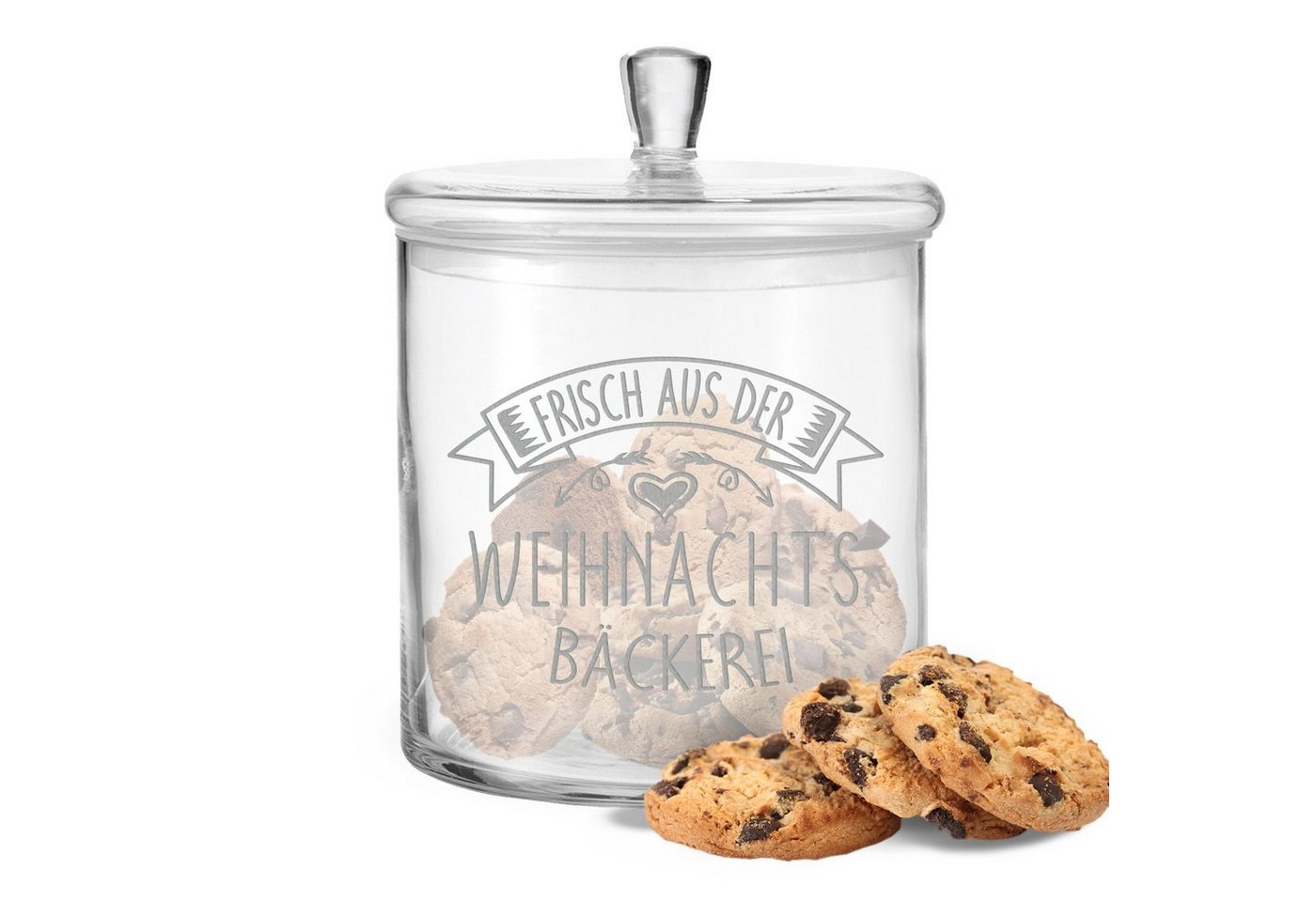 GRAVURZEILE Keksdose mit Gravur oder UV-Druck - Frisch Aus der Weihnachtsbäckerei, Glas, als Geschenk für Freunde & Familie zu Weihnachten GRAVURZEILE Keksdose mit Gravur oder UV-Druck - Frisch Aus der Weihnachtsbäckerei, Glas, als Geschenk für Freunde & Familie zu Weihnachten von GRAVURZEILE