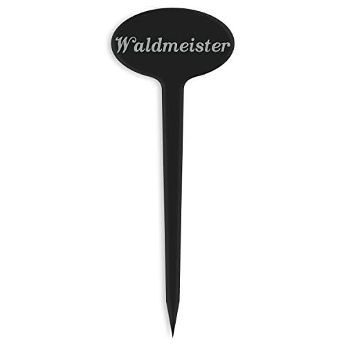 GRAVURZEILE Pflanzenschilder mit Gravur - Waldmeister - Stilvolle Kräuterschilder aus schwarzem Acryl für den Garten - Kräuterstecker geeignet für Beet & Kräutergarten - Farbe: Waldmeister GRAVURZEILE Pflanzenschilder mit Gravur - Waldmeister - Stilvolle Kräuterschilder aus schwarzem Acryl für den Garten - Kräuterstecker geeignet für Beet & Kräutergarten - Farbe: Waldmeister von GRAVURZEILE