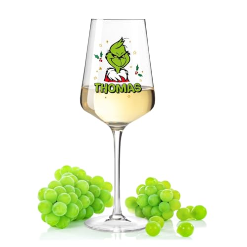 GRAVURZEILE Leonardo Puccini Weinglas mit UV-Druck - Grinch - Personalisiert mit Namen - Persönliche Geschenke für Weinliebhaber - Geschenk für Frauen & Männer zu Weihnachten - Puccini GRAVURZEILE Leonardo Puccini Weinglas mit UV-Druck - Grinch - Personalisiert mit Namen - Persönliche Geschenke für Weinliebhaber - Geschenk für Frauen & Männer zu Weihnachten - Puccini von GRAVURZEILE