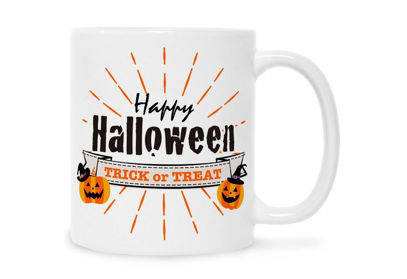 GRAVURZEILE Tasse mit Motiv - im Happy Halloween Design - Geschenk für Sie & Ihn von GRAVURZEILE