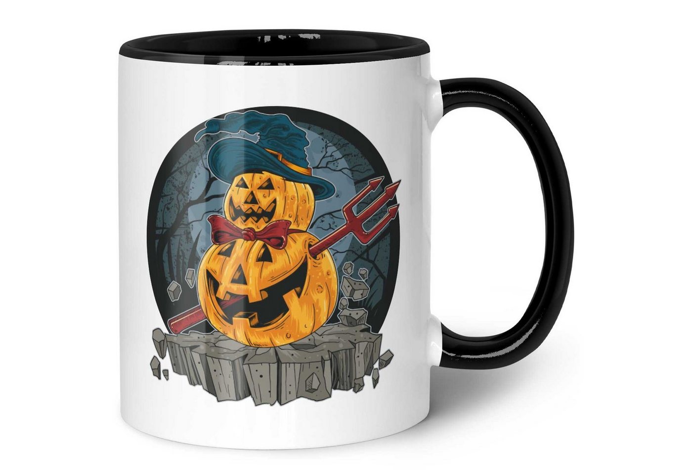 GRAVURZEILE Tasse mit Motiv im Pumpkin Design - zu Halloween - Geschenk für Freunde -, Keramik von GRAVURZEILE