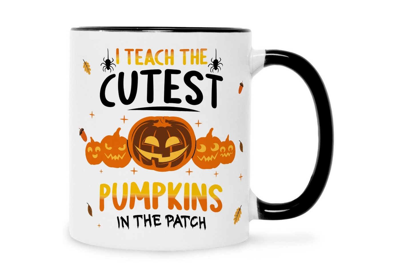 GRAVURZEILE Tasse mit Spruch - I teach the cutest Pumpkins - Schaurige Halloween Tasse von GRAVURZEILE