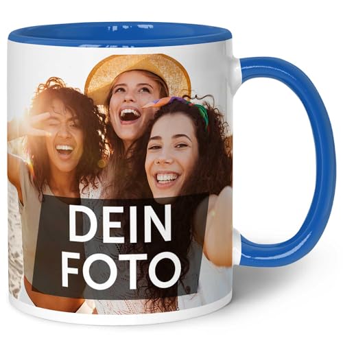 GRAVURZEILE Tasse zum selbst gestalten - Personalisiert mit eigenem Foto - Lebensmittelecht - Spülmaschinenfest - Mikrowellengeeignet - Fototasse Werbetasse oder Firmentasse mit Logo - Grün von GRAVURZEILE