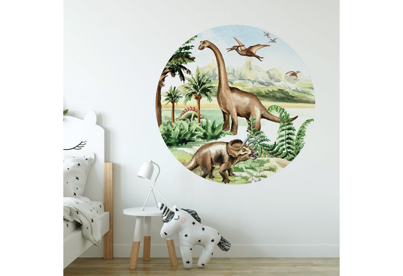 GRAVURZEILE Wandtattoo - Dino Design - Wandsticker Kinderzimmer - von GRAVURZEILE