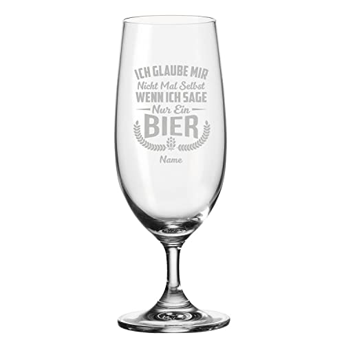 Leonardo Bierglas mit Gravur - Ich glaube mir nicht mal selbst - Personalisiert mit Namen - Biertulpe als Geschenk für Bierkenner - Geschenkidee für Männer - Geschenke für Papa zum Vatertag Leonardo Bierglas mit Gravur - Ich glaube mir nicht mal selbst - Personalisiert mit Namen - Biertulpe als Geschenk für Bierkenner - Geschenkidee für Männer - Geschenke für Papa zum Vatertag von GRAVURZEILE