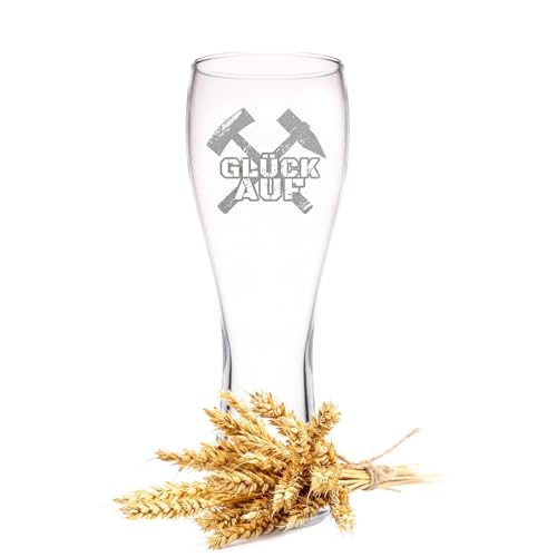Leonardo Weizenglas - Glück Auf - Schlägel + Eisen - Geschenk für Bergmänner - schönes Geburtstagsgeschenk für alle Zeche & Bergbau Männer - Erinnerungsgeschenk Zeche Bergbau Leonardo Weizenglas - Glück Auf - Schlägel + Eisen - Geschenk für Bergmänner - schönes Geburtstagsgeschenk für alle Zeche & Bergbau Männer - Erinnerungsgeschenk Zeche Bergbau von GRAVURZEILE