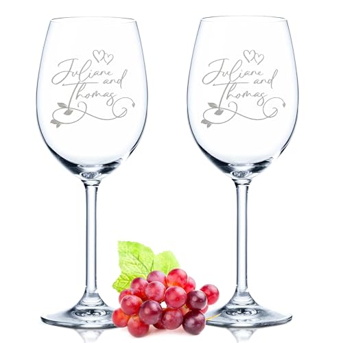 Leonardo XL Weinglas mit Gravur - Black Pearl - Lustige Geschenke - Originelles Geburtstagsgeschenk für Männer & Frauen - Geeignet als Rotweingläser Weißweingläser von GRAVURZEILE