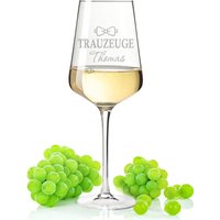 Leonardo Weinglas Mit Gravur "Trauzeuge" - Personalisiert Wunschnamen Geschenke Für Trauzeugen Leonardo Weinglas Mit Gravur "Trauzeuge" - Personalisiert Wunschnamen Geschenke Für Trauzeugen von GRAVURZEILEShop
