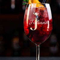 Puccini Weinglas Mit Namen & Monogramm - Personalisiertes Geschenk Für Sie Graviertes Glas Hochzeit, Valentinstag Partys Puccini Weinglas Mit Namen & Monogramm - Personalisiertes Geschenk Für Sie Graviertes Glas Hochzeit, Valentinstag Partys von GRAVURZEILEShop