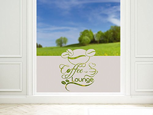 GRAZDesign Fensterfolie Küche Blickdicht Kaffee Lounge Motiv Sichtschutzfolie selbstklebend - 80x57cm / Motiv: Coffee Lounge GRAZDesign Fensterfolie Küche Blickdicht Kaffee Lounge Motiv Sichtschutzfolie selbstklebend - 80x57cm / Motiv: Coffee Lounge von GRAZDesign