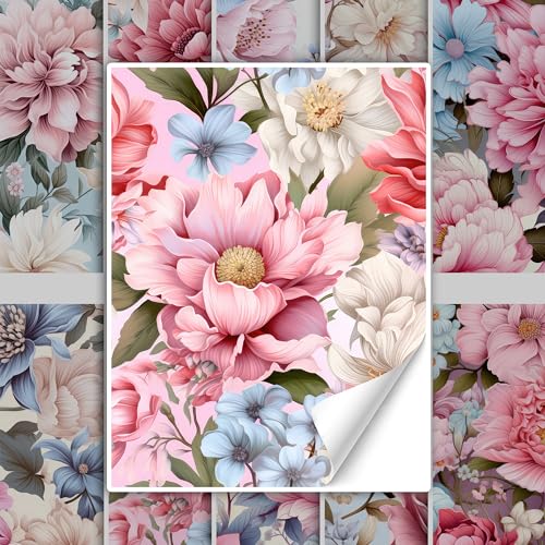 GRAZDesign Fliesenaufkleber Bad & Küche Blumen Muster in rosa, Klebefliesen selbstklebend - 20x25cm / 10 Stück GRAZDesign Fliesenaufkleber Bad & Küche Blumen Muster in rosa, Klebefliesen selbstklebend - 20x25cm / 10 Stück von GRAZDesign