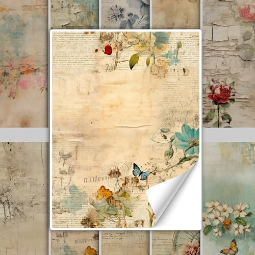 GRAZDesign Fliesenaufkleber Bad & Küche Shabby Chic Zeitschriften Blumen, Klebefliesen selbstklebend - 20x25cm / 40 Stück GRAZDesign Fliesenaufkleber Bad & Küche Shabby Chic Zeitschriften Blumen, Klebefliesen selbstklebend - 20x25cm / 40 Stück von GRAZDesign
