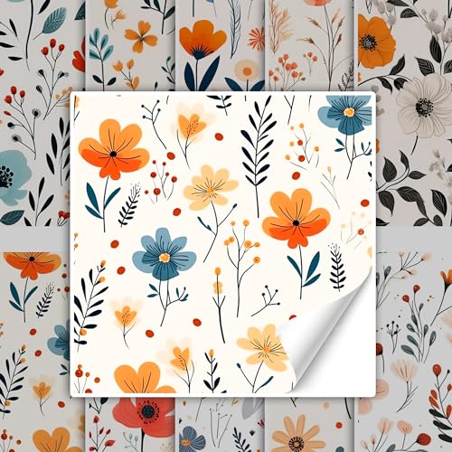 GRAZDesign Fliesenaufkleber Boho Bad & Küche Zarte Blumen auf Beige Fliesenbilder selbstklebend - 10x10cm / 40 Stück GRAZDesign Fliesenaufkleber Boho Bad & Küche Zarte Blumen auf Beige Fliesenbilder selbstklebend - 10x10cm / 40 Stück von GRAZDesign
