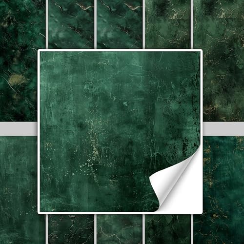 GRAZDesign Fliesenaufkleber für Bad & Küche - Selbstklebend, Wasserdicht, Grün Marmor Design, Einfach Anzubringen - Nach Maß / 20 Stück GRAZDesign Fliesenaufkleber für Bad & Küche - Selbstklebend, Wasserdicht, Grün Marmor Design, Einfach Anzubringen - Nach Maß / 20 Stück von GRAZDesign