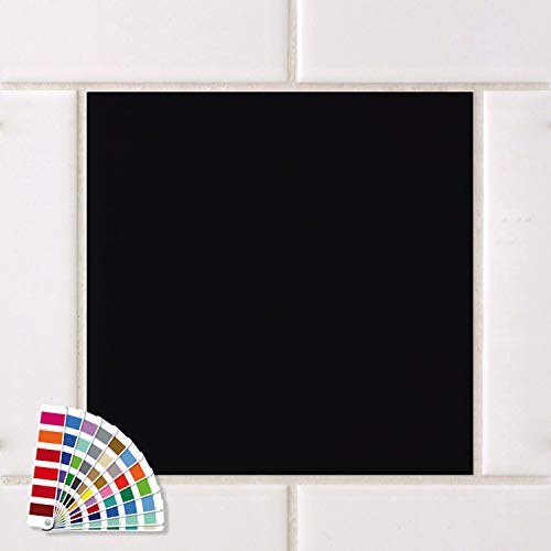GRAZDesign Fliesenaufkleber matt Bad Küche einfarbig Fliesenfolie Klebefliesen Klebefolie auf Fliesen - 15x15cm / schwarz matt GRAZDesign Fliesenaufkleber matt Bad Küche einfarbig Fliesenfolie Klebefliesen Klebefolie auf Fliesen - 15x15cm / schwarz matt von GRAZDesign