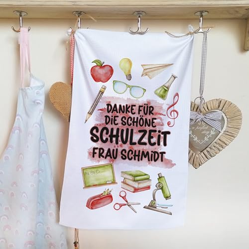 GRAZDesign Geschirrtuch für Lehrer & Lehrerin zum Abschied - Danke Küchentuch - 40x60cm GRAZDesign Geschirrtuch für Lehrer & Lehrerin zum Abschied - Danke Küchentuch - 40x60cm von GRAZDesign