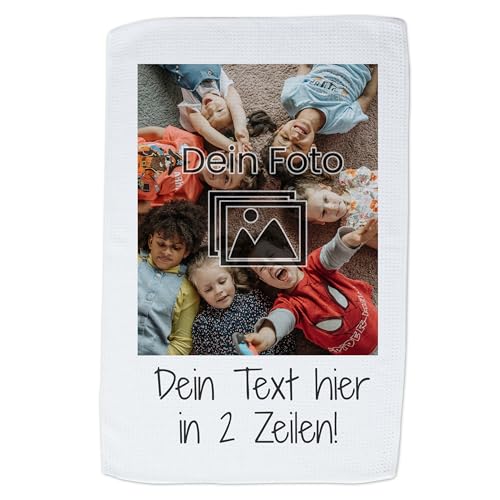 GRAZDesign Geschirrtuch mit Foto und Freitext personalisiert, Geschenk für Lehrerinnen Erzieherinnen, Küchentuch Abschluss Weihnachten Polyester GRAZDesign Geschirrtuch mit Foto und Freitext personalisiert, Geschenk für Lehrerinnen Erzieherinnen, Küchentuch Abschluss Weihnachten Polyester von GRAZDesign