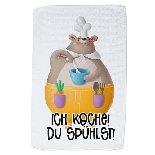 GRAZDesign Geschirrtuch mit Spruch - lustiges Motiv - Geschenk Lustiges Küchentuch 60x40cm GRAZDesign Geschirrtuch mit Spruch - lustiges Motiv - Geschenk Lustiges Küchentuch 60x40cm von GRAZDesign