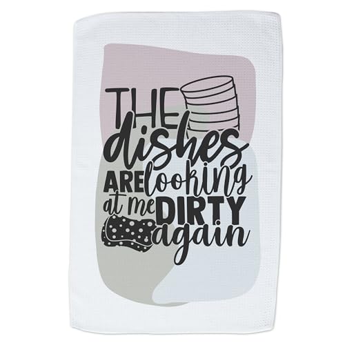 GRAZDesign Geschirrtuch mit Spruch - lustiges Motiv - Küchentuch Geschenk Waffelgewebe in weiß 60x40cm GRAZDesign Geschirrtuch mit Spruch - lustiges Motiv - Küchentuch Geschenk Waffelgewebe in weiß 60x40cm von GRAZDesign