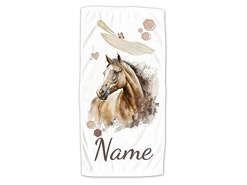 GRAZDesign Handtuch Pferd mit Namen Personalisiert Badetuch, Badehandtuch Kinder 140x70cm | Duschtuch Strandtuch Pferde Mädchen Geschenk Reiten Ohne Spruch GRAZDesign Handtuch Pferd mit Namen Personalisiert Badetuch, Badehandtuch Kinder 140x70cm | Duschtuch Strandtuch Pferde Mädchen Geschenk Reiten Ohne Spruch von GRAZDesign