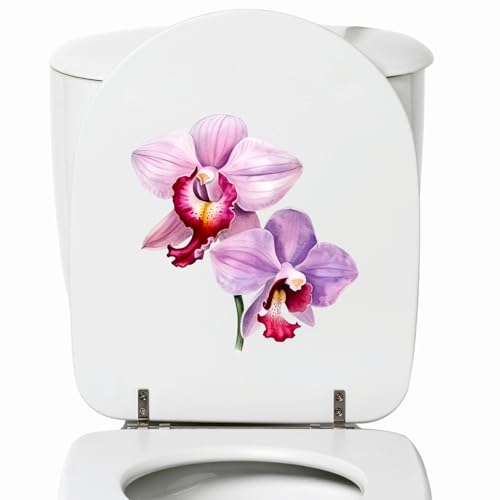 GRAZDesign Klodeckel Aufkleber Orchidee Süßes Motiv für Badezimmer WC Toilette Türaufkleber 20x30cm GRAZDesign Klodeckel Aufkleber Orchidee Süßes Motiv für Badezimmer WC Toilette Türaufkleber 20x30cm von GRAZDesign