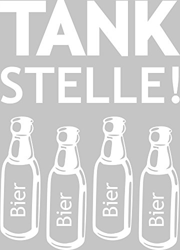 GRAZDesign Kühlschrank Aufkleber Sprüche Tankstelle Lustig Wandtattoo Küche Sticker, Wanddeko Kühlschrankaufkleber - 79x57cm / 010 weiss von GRAZDesign