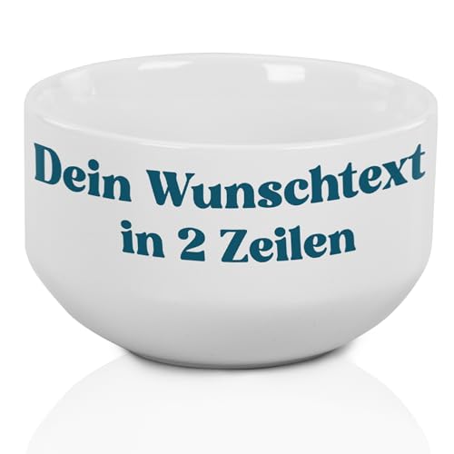GRAZDesign Müslischale mit Name oder Text selbst gestalten - Personalisierte Schüssel bedrucken - Individuelle Fotogeschenke zum Geburtstag, Weihnachten von GRAZDesign