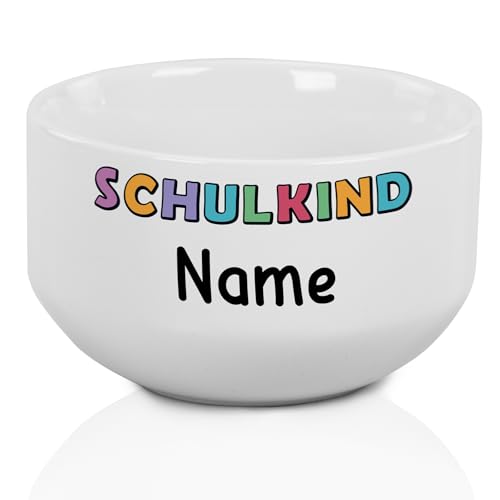 GRAZDesign Personalisierte Müslischale Schulkind 2025 – Geschenk zur Einschulung für Mädchen & Jungen – Individuelle Frühstücksschüssel mit Namen – Einschulungsgeschenk GRAZDesign Personalisierte Müslischale Schulkind 2025 – Geschenk zur Einschulung für Mädchen & Jungen – Individuelle Frühstücksschüssel mit Namen – Einschulungsgeschenk von GRAZDesign