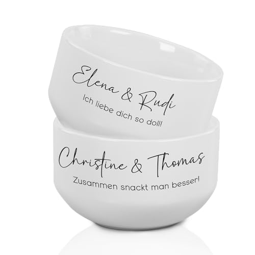GRAZDesign Personalisierte Schüssel Müslischüssel Eiscremeschüssel Weihnachten Geschenk für Sie und Ihn Popcornschüssel Suppenschüssel GRAZDesign Personalisierte Schüssel Müslischüssel Eiscremeschüssel Weihnachten Geschenk für Sie und Ihn Popcornschüssel Suppenschüssel von GRAZDesign