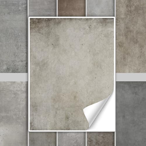 GRAZDesign Selbstklebende Fliesenaufkleber Set - Textur Betonoptik für Bad & Küche, Wasserdichter Wand-Aufkleber, Einfaches Anbringen & Entfernen, 10er Pack - 15x20cm GRAZDesign Selbstklebende Fliesenaufkleber Set - Textur Betonoptik für Bad & Küche, Wasserdichter Wand-Aufkleber, Einfaches Anbringen & Entfernen, 10er Pack - 15x20cm von GRAZDesign