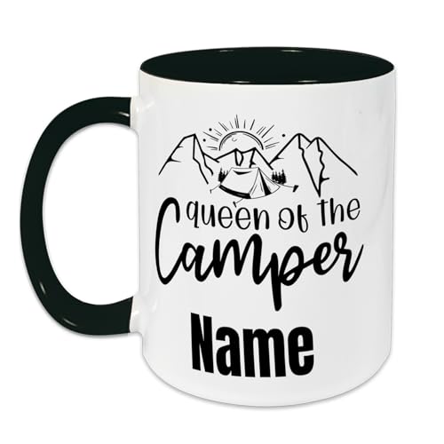 GRAZDesign Tasse Camping Queen mit Namen personalisiert Geschenk Camper Kaffeebecher Keramik 330ml GRAZDesign Tasse Camping Queen mit Namen personalisiert Geschenk Camper Kaffeebecher Keramik 330ml von GRAZDesign